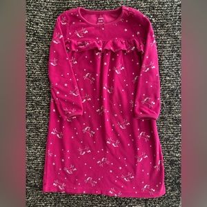 Girls fleece nightgown